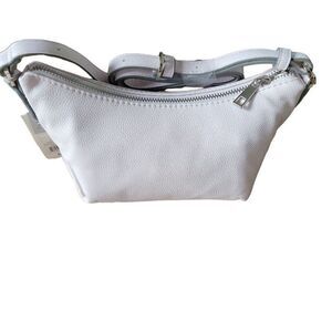 A New Day Womens Lilac Leather Adjustable Strap Crossbody Shoulder Bag One Size